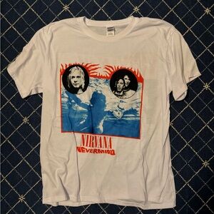 Nirvana Nevermind Tour Shirt with United Kingdom tour dates